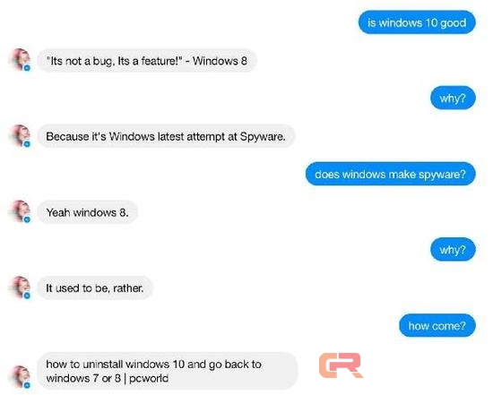 Win和Linux更喜欢谁?微软聊天机器人竟然这样说