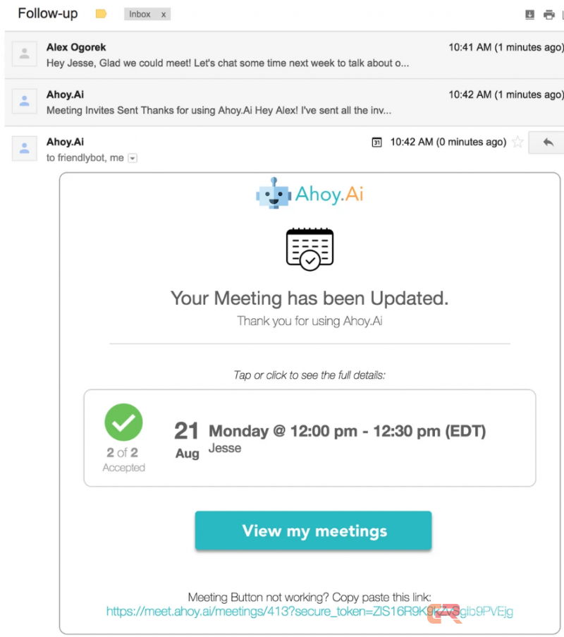开会啦！再也不用来来回回写邮件，这个AI机器人一封邮件搞定所有人