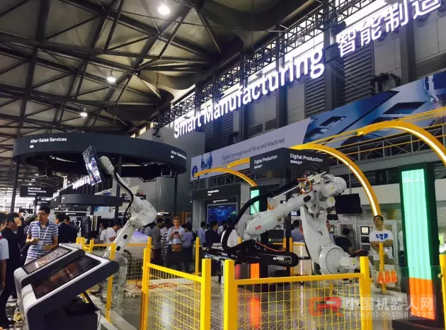 ABB机器人智能制造助力华为全连接大会