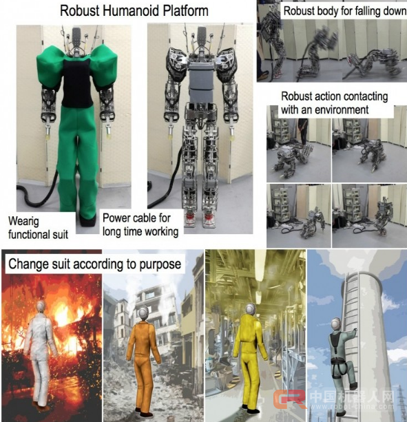 RHP2机器人不仅摔倒后能自行站立 ,还能协助人类救灾