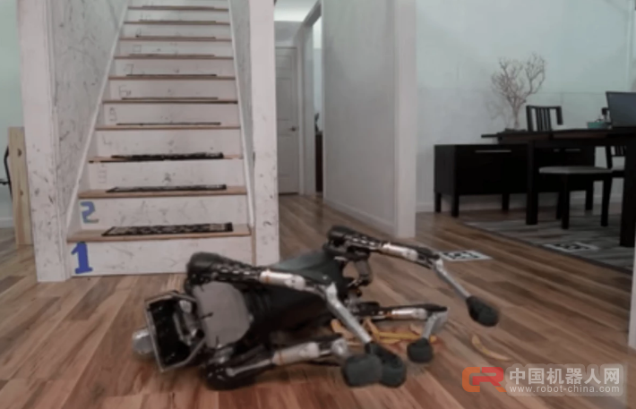 这些机器人从哪里跌倒就从哪里爬起来,不用人帮忙!