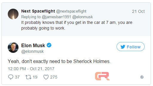 马斯克:真正的自动驾驶是你“不言语”它自领会