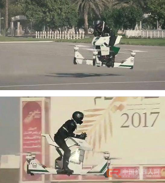 迪拜警察新座驾会飞！网友：堵车时人家真能飞过去了