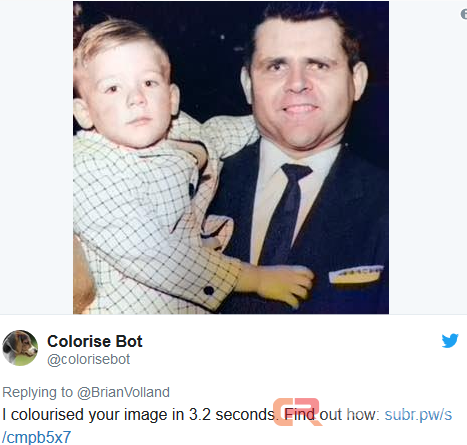 这个机器人仅需数秒就将黑白老照片还原成精准彩色照