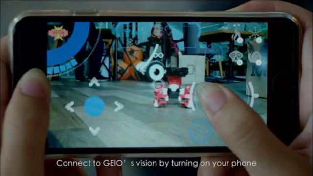 真实机器人FPS大战：配合AR技术产生爆炸效果