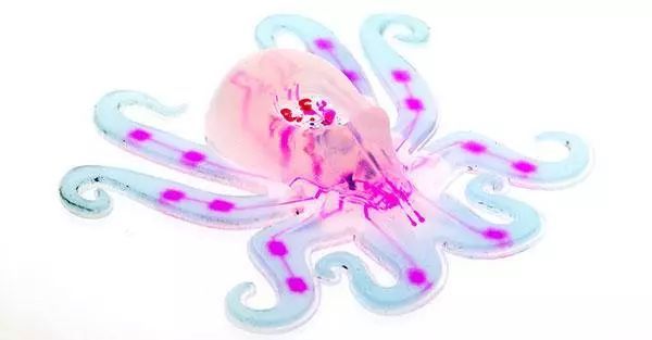 能&ldquo;自给自足&rdquo;的软体章鱼机器人