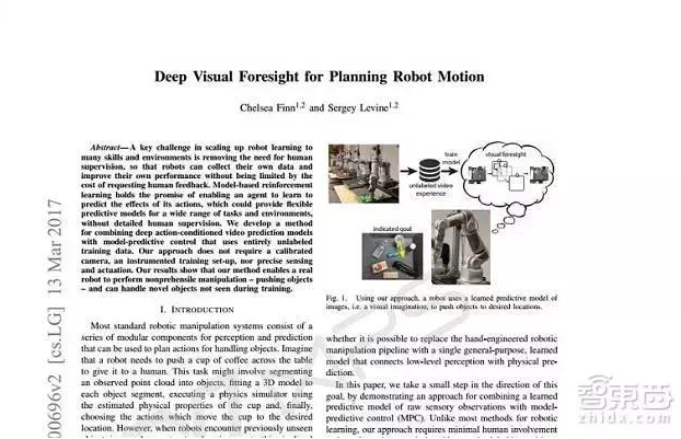 这位伯克利小姐姐,让机器人能“预见未来”