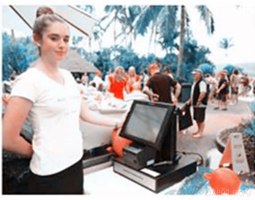 收银系统,华北工控,工业级平板电脑产品,触摸式液晶