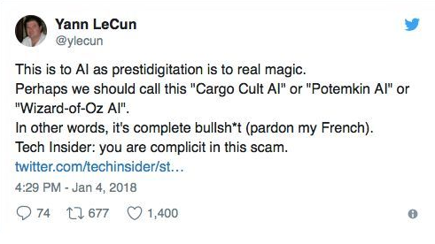 为什么Facebook的Head of AI如此憎恨机器人Sophia？