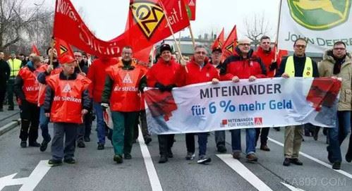 德国3,罢工,机械制造,冶金,汽车,电子产品