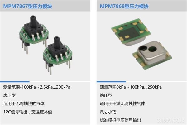 MEMS压力模块,集成压力敏感元件,标准电压信号