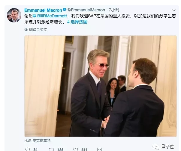 一天发21条推特,法国总统马克龙邀谷歌来巴黎开AI实验室