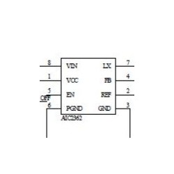 东莞AIC2362 2A输出电流DC/DC降压转换器厂家直销